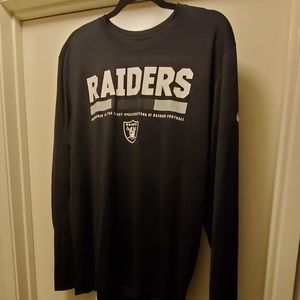 Nike Men's Long Sleeve Dri-Fit Raiders Shirt